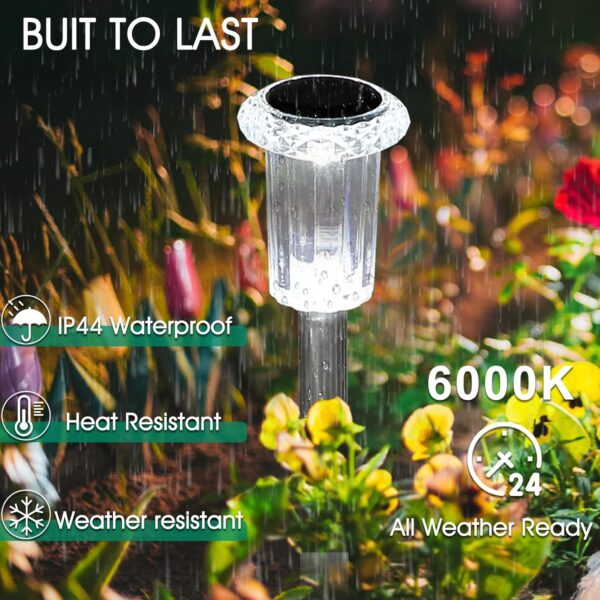1775867457_Eyrosa-Solar-Outdoor-Lights-10-Pack-Waterproof-Stainless-Steel-Solar-Stake-Lights-for-Pathway-Garden-Yard-Path-Walkway-Driveway-Lawn-Decor-Cool-White.jpg Eyrosa Solar Outdoor Lights, 10 Pack Waterproof Stainless Steel Solar Stake Lights for Pathway Garden Yard Path Walkway Driveway Lawn Decor - Cool White