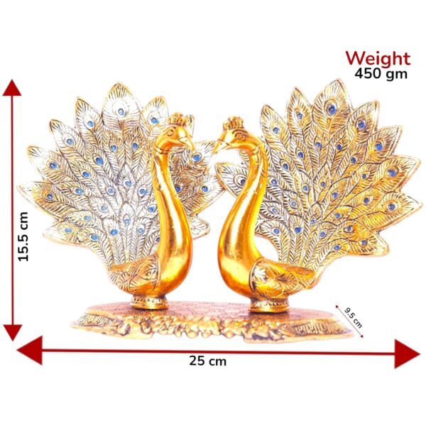 1775880116_KridayKraft-Double-Peacock-Metal-Statue-Lovers-Peacock-Couple-Animal-Showpiece-Figurines-Feng-Shui-as-Table-Top-Figurine-for-Living-Room-Office-Bedroom-Decorative.jpg KridayKraft Double Peacock Metal Statue, Lovers Peacock Couple, Animal Showpiece Figurines, Feng Shui as Table Top Figurine for Living Room, Office, Bedroom, Decorative