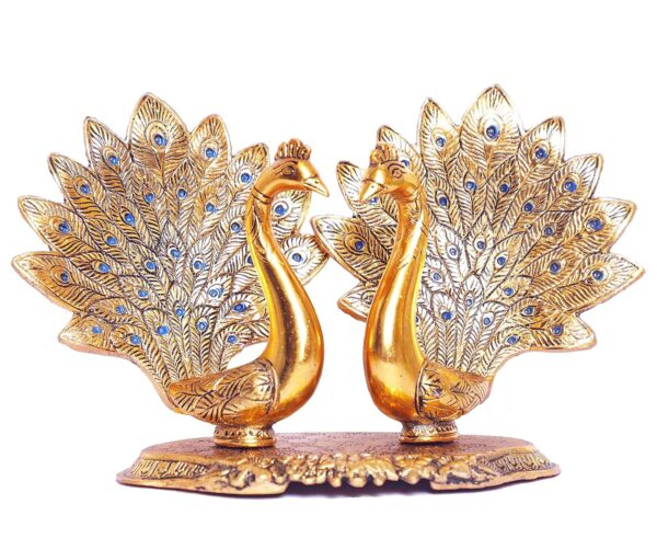 1775880118_KridayKraft-Double-Peacock-Metal-Statue-Lovers-Peacock-Couple-Animal-Showpiece-Figurines-Feng-Shui-as-Table-Top-Figurine-for-Living-Room-Office-Bedroom-Decorative.jpg KridayKraft Double Peacock Metal Statue, Lovers Peacock Couple, Animal Showpiece Figurines, Feng Shui as Table Top Figurine for Living Room, Office, Bedroom, Decorative