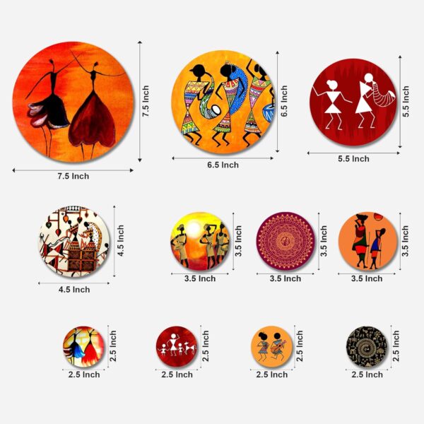 1775892106_Artvibes-Indian-Traditional-Warli-Tribal-Folk-Dance-Art-Round-Shape-MDF-Wooden-Wall-Decor-Items-for-Home-Art-For-Wall-Modern-Decor-Artwork-Wall-Illustrations-Gift-Items-WPS_126N-Set-of-11.jpg Artvibes Indian Traditional Warli Tribal Folk Dance Art Round Shape MDF Wooden Wall Decor Items for Home | Art For Wall | Modern Decor Artwork | Wall Illustrations | Gift Items (WPS_126N), Set of 11