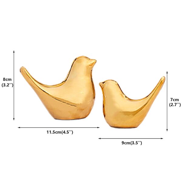 1775896189_Amazon-Basics-Ceramic-Golden-Blessing-Birds-Figurine-for-Home-Decor-Living-Room-Bedroom-Office-Desk-Cabinets-Pack-of-2-Golden.jpg Amazon Basics Ceramic Golden Blessing Birds Figurine for Home Decor | Living Room, Bedroom, Office Desk, Cabinets (Pack of 2, Golden)