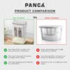 1775901666_PANCA-Hung-Curd-Strainer-Box-Curd-Maker-and-Greek-Yogurt-Maker-1100ml-Fine-Mesh-Strainer-with-Lid-Multifunctional-Yoghurt-Filter-White.jpg PANCA Hung Curd Strainer Box | Curd Maker and Greek Yogurt Maker - 1100ml Fine Mesh Strainer with Lid | Multifunctional Yoghurt Filter (White)