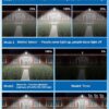 LITVERSE 300W Solar Wall Mount Street Light, IP67 Waterproof with Remote & Motion Sensor. Dusk to Dawn 6500K Cool White LED Flood lamp, Durable ABS Alloy Body for Home, Garden, Yard, gate & Parking