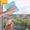 Gala Actifiber Kitchen Sponge Cloth for Table Tops and Glass Wipe (Combination of Microfiber and PVA Cloth) 3 Pcs,Multicolor