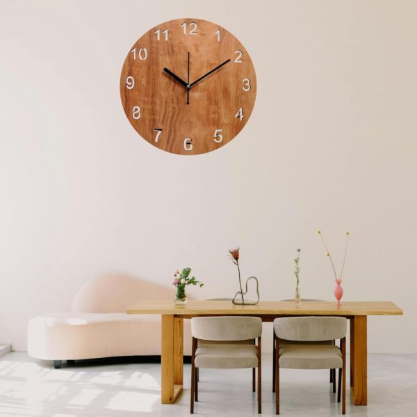 1775907815_Handcrafted-Wooden-Wall-Clock-12-Inch-Natural-Wood-Finish-Large-3D-Numbers-Quartz-Movement-for-Living-Room-Bedroom-Office-Home-Decor.jpg Handcrafted Wooden Wall Clock, 12 Inch, Natural Wood Finish, Large 3D Numbers, Quartz Movement, for Living Room, Bedroom, Office & Home Decor