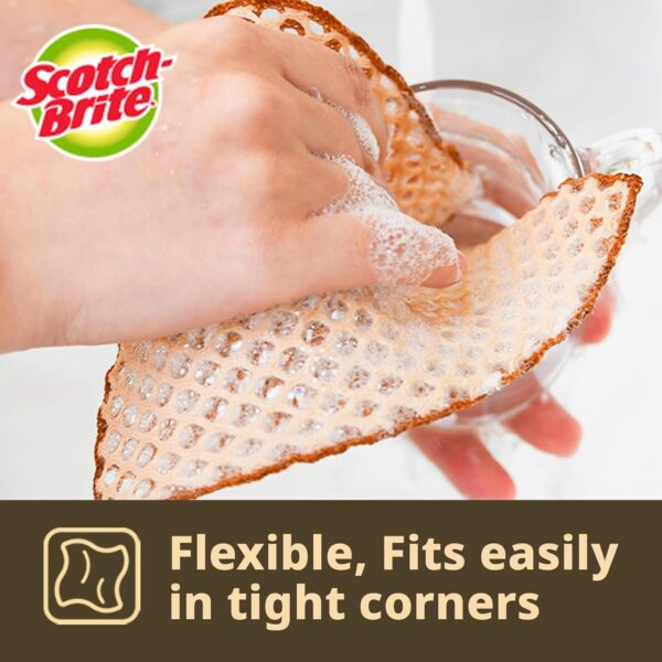 1775940043_Scotch-Brite-Mesh-Scrub-Net-Scrubber-for-Non-Stick-Pans-Fast-Drying-Natural-Dish-Cloth.jpg Scotch-Brite Mesh Scrub Net Scrubber for Non-Stick Pans, Fast Drying Natural Dish Cloth