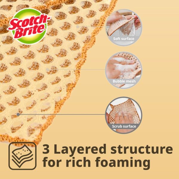 1775940044_Scotch-Brite-Mesh-Scrub-Net-Scrubber-for-Non-Stick-Pans-Fast-Drying-Natural-Dish-Cloth.jpg Scotch-Brite Mesh Scrub Net Scrubber for Non-Stick Pans, Fast Drying Natural Dish Cloth