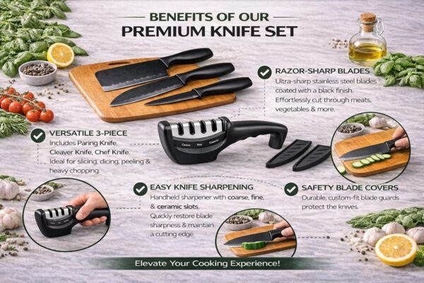 1775948872_Professional-Black-Kitchen-Knife-Set-with-Sharpener-Chef-Cleaver-Paring-Cooking-Knives-Ultra-Sharp-Stainless-Steel-Blades-Best-Kitchen-Knives-for-Home-Restaurant-Use.jpg Professional Black Kitchen Knife Set with Sharpener | Chef, Cleaver & Paring Cooking Knives | Ultra Sharp Stainless Steel Blades | Best Kitchen Knives for Home & Restaurant Use