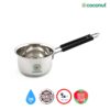 Coconut Stainless Steel - Multipurpose Sauce Pan | Ideal for Heating Milk, Making Tea & Coffee | Heavy Gauge, Capsulated Base & Bakelite Handle | Induction Base | Must Have Kitchen Essential | 500ml