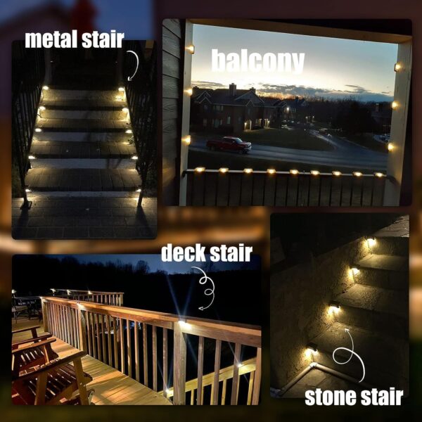 1775969054_Solar-Deck-Lights-Waterproof-Solar-Step-Lights-Led-Solar-lights-for-Outdoor-garden-Stairs-Step-Fence-Yard-Patio-and-PathwayWarm-White-8.jpg Solar Deck Lights Waterproof Solar Step Lights Led Solar lights for Outdoor garden, Stairs, Step, Fence, Yard, Patio, and Pathway(Warm White) (8)