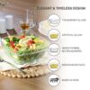 1775979638_CELLO-Nadir-Square-Stackable-Bowl-1.1-Litre-17-cm-Multipurpose-Clear-Glass-Bowl-for-Kitchen-and-Table-Use.jpg CELLO Nadir Square Stackable Bowl 1.1 Litre 17 cm | Multipurpose Clear Glass Bowl for Kitchen and Table Use