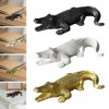 Crocodile Figurine Souvenirs Ornament Crafts Resin for Table Bedroom Balcony BlackHome & Garden|Home Dacor|Figurines|1 Crocodile Figurine