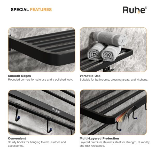 1775981208_Ruhe®-Dual-Folding-Towel-Rack-Black-Premium-Grade-Stainless-Steel-Dual-Folding-Towel-RackTowel-HolderTowel-StandAccessories-for-Bathroom-and-Kitchen-24-Inches.jpg Ruhe® Dual Folding Towel Rack, Black | Premium Grade Stainless Steel Dual Folding Towel Rack/Towel Holder/Towel Stand/Accessories for Bathroom and Kitchen | (24 Inches)