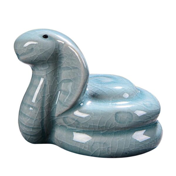 4xCeramics Tea Pet Cute Artcrafts Animal Sculpture for Bookshelf Cafe 4xCeramics Tea Pet Cute Artcrafts Animal Sculpture for Bookshelf Cafe Tea Room Snake