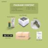 1775999081_Homehop-Abs-Solar-Light-Outdoor-Waterproof-96-LED-Pillar-lamp-Automatic-for-Home-Wall-Garden-Patio-Compound-with-Three-Color-Modes-3.2V1500mah12W.jpg Homehop Abs Solar Light Outdoor Waterproof 96 LED Pillar lamp Automatic for Home, Wall, Garden, Patio, Compound with Three Color Modes (3.2V/1500mah/12W)