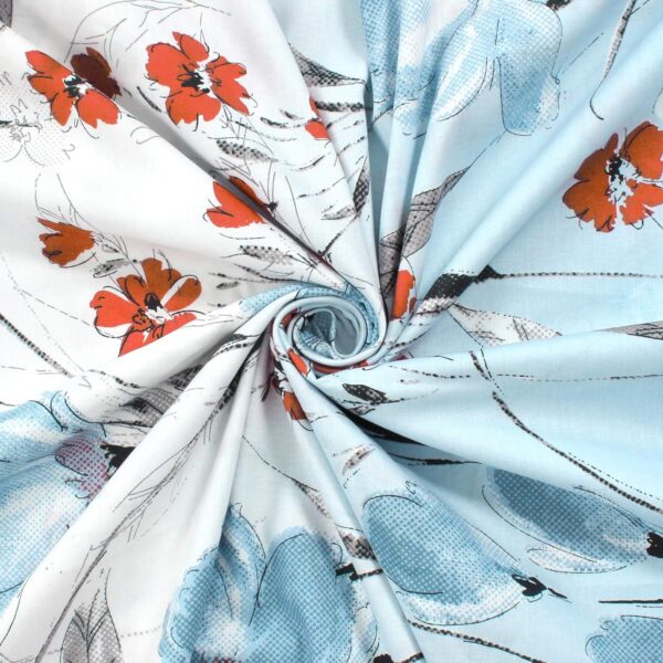 1776006537_Story@Home-Bedsheet-for-King-Size-Bed-Cotton-Bedsheet-Floral-King-Size-Bed-Sheet-Cotton-with-2-King-Pillow-Covers-270-X-270-Cm-Sky-Blue-Perfect-for-Diwali-GiftingFestive-Gifting-260TC.jpg Story@Home Bedsheet for King Size Bed | Cotton Bedsheet | Floral | King Size Bed Sheet Cotton with 2 King Pillow Covers (270 X 270 Cm, Sky Blue) | Perfect for Diwali Gifting/Festive Gifting | 260TC