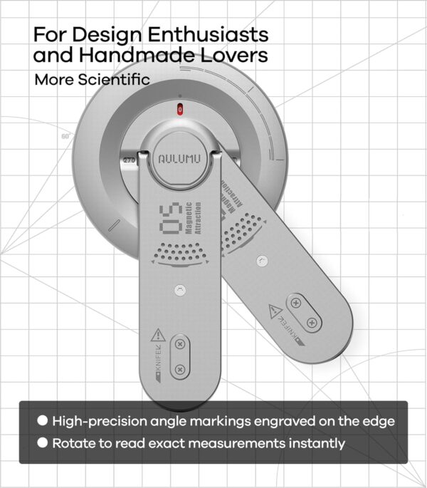 1776012049_Aulumu-G05-Air-for-MagSafe-Grip-Stand-Rotation-Angle-Adjustment-Aluminium-Alloy-Ultra-Light-Ultra-Thin-with-Box-Opener-Silver.jpg Aulumu G05 Air for MagSafe Grip Stand | Rotation Angle Adjustment |Aluminium Alloy Ultra Light & Ultra Thin | with Box Opener- Silver