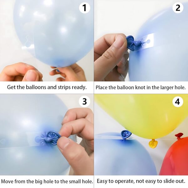 Balloon Arch Strip Birthday Decoration Items Kit Balloon Decoration Strip Kit for Garland, 5 Meter Each Balloon Tape Strip, Suitable for Party Wedding Birthday Baby Shower