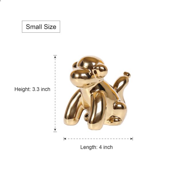 1776024954_Gold-Home-Decor-Balloon-Figurine-Accent-Small-Ceramic-Animal-Statue-Handmade-Sculpture-Ornament-Monkey.jpg Gold Home Décor Balloon Figurine Accent, Small Ceramic Animal Statue Handmade Sculpture Ornament (Monkey)