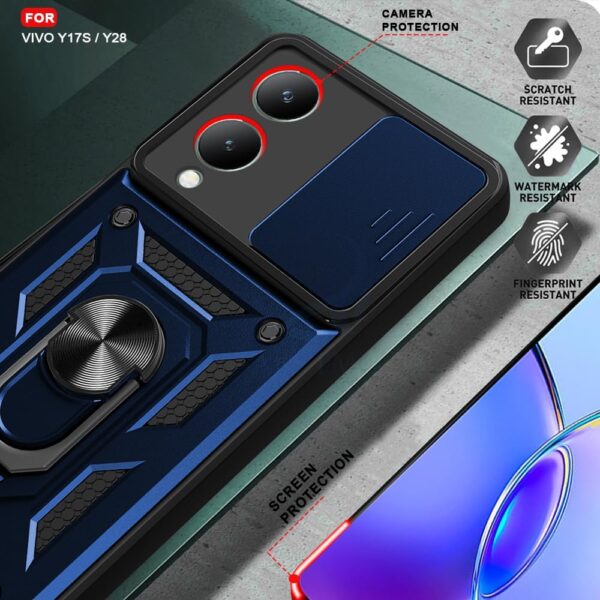 1776033998_AIBEX®-Back-Cover-for-Vivo-Y28-5G-Vivo-Y17s-4G-D10-Tough-Armor-Case-Sliding-Camera-Shield-360°-Protection-Kickstand-Ring-Holder-Military-Grade-Shockproof-Bumper-Case.jpg AIBEX® Back Cover for Vivo Y28 5G / Vivo Y17s 4G | D10 Tough Armor Case | Sliding Camera Shield | 360° Protection | Kickstand Ring Holder | Military-Grade Shockproof Bumper Case