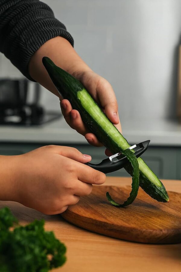 Top Chef Forever Peeler – Simple, Strong & Built to Last – Black
