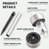 1776035748_Solar-Garden-Lights-Outdoor-Waterproof-LED-Solar-Pathway-Lights-for-Lawn-Yard-Walkway-Driveway-Home-Garden-Automatic-Dusk-to-Dawn-Solar-Stake-Lights-with-Rechargeable-Battery-Warm-White-2.jpg Solar Garden Lights Outdoor Waterproof, LED Solar Pathway Lights for Lawn Yard Walkway Driveway Home Garden, Automatic Dusk to Dawn Solar Stake Lights with Rechargeable Battery (Warm White, 2)