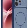 Mr. Case Back Cover for Vivo V70 Elite 5G | Mr. Case Back Cover for Vivo V70 Elite 5G | Ring Design Protective Case with Camera Cut Protection | Anti Slip Grip | Shockproof Mobile Cover - Blue