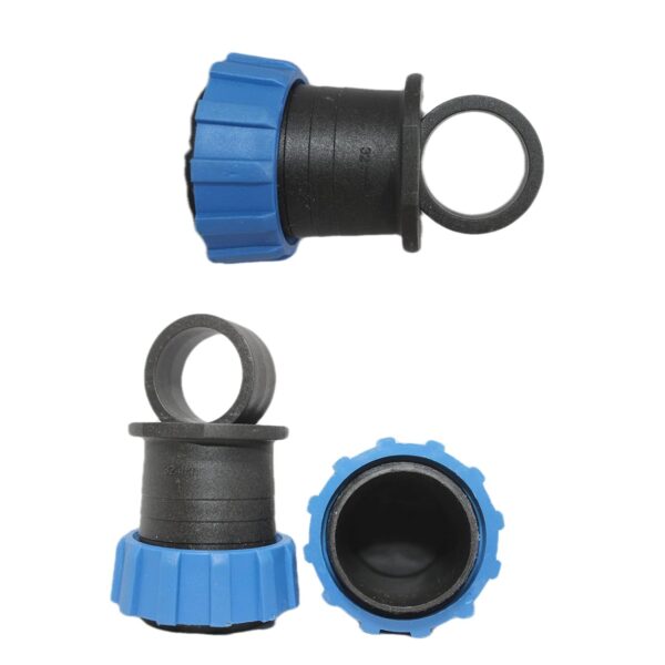 40mm Rain Pipe Connector and End Cap,40MM Rain Pipe Endcap Fittings Irrigation Accessory (Pack of - 5)