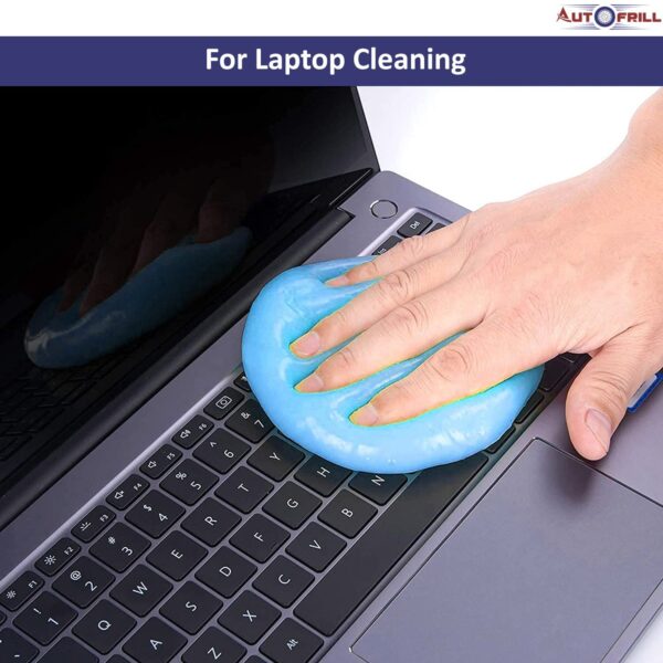 Cleaning Gel for Car AC Vent Interior Dust Keyboard Cleaner Super Universal Car Interior, Keyboard, PC, Laptop, Electronic Gadget Cleaning Kit Car Cleaning Gel (Blue - 160 gm) (Pack of 2)