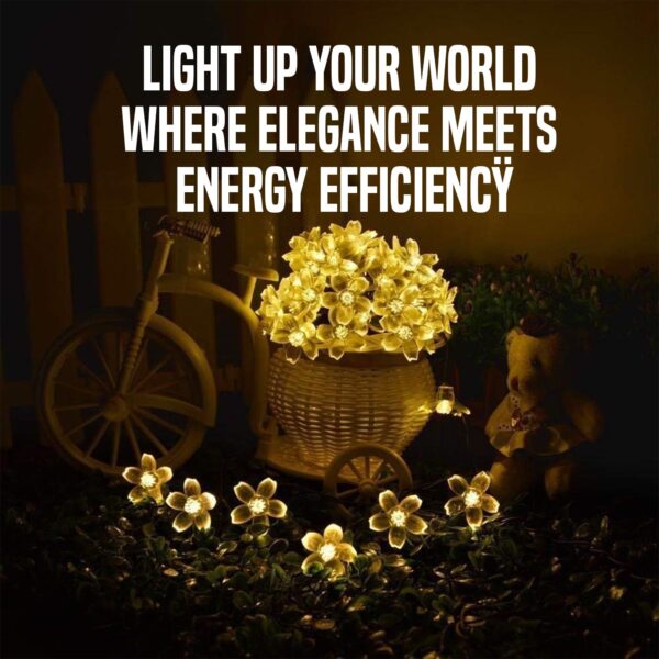 1776072588_Gigawatts-30-LED-Solar-Cherry-Blossom-String-Light-Solar-Garden-Light-Outdoor-Decorative-Flower-Lights-for-Home-Garden-Yard-Patio-Driveway-Decor-Pack-of-1-Warm-White.jpg Gigawatts 30 LED Solar Cherry Blossom String Light | Solar Garden Light, Outdoor Decorative Flower Lights for Home, Garden, Yard, Patio, Driveway Décor (Pack of 1, Warm White)