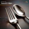 Frenchware Cutlery (Set of 12, Stainless Steel Spoons - 6 and Forks - 6), 100% Food Grade, Non Toxic, Anti-Rust, Dishwasher Safe, Perfect Gifting Set for All Occasions