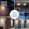 Halonix Polycarbonate 10W Motion Sensor Outdoor Light|Auto On- Auto Off Light|Outdoor Lamp|Ip65 Waterproof Bulkhead|Porch Light|Garden Light|Motion Sensor Bulk Head Light (Cool White,Pack of 6)