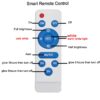 hardoll Solar Ceiling Light 100W with Remote Controlled Outdoor LED Waterproof Garden Indoor Lamp(Warm & Cool White)