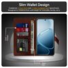 WOW IMAGINE Shock Proof Flip Cover Back Case Cover for Oppo K14x 5G | Oppo A6x | A6s 5G (Flexible | Leather Finish | Card Pockets Wallet & Stand | Brown)