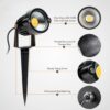 1776102379_Sirius-5-Watts-Outdoor-Modern-Aluminium-Spot-and-Spike-Garden-Light-IP65-Waterproof-with-Adjustable-Head-Red.jpg Sirius 5 Watts Outdoor Modern Aluminium Spot and Spike Garden Light, IP65 Waterproof with Adjustable Head (Red)