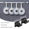 Self Adhesive Magic Wall Mounted Stickers for Kitchen and Bathroom Utility Heavy Duty and Storage Racks No Drill Waterproof Hangers Clear-Black-Pack of -10