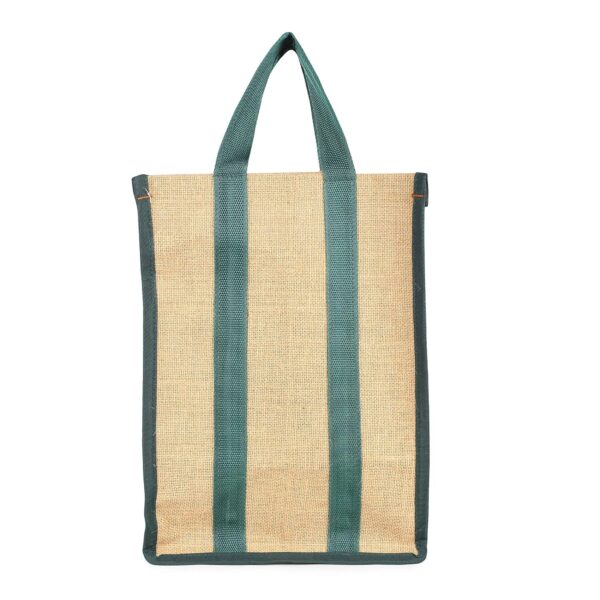 1776109171_DOUBLE-R-BAGS-Unisex-Adult-Laminated-Jute-Reusable-Casual-Shopping-Bags-Kitchen-Essentials-Grocery-Vegetable-Lunch-Carry-Bag-With-Full-Handles-Multi-Purpose-Bag-Stylish-Designs-Green-Pack-Of-1.jpg DOUBLE R BAGS Unisex-Adult Laminated Jute Reusable Casual Shopping Bags Kitchen Essentials Grocery Vegetable Lunch Carry Bag With Full Handles Multi-Purpose Bag Stylish Designs (Green) Pack Of 1