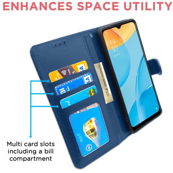 1776112947_Pikkme-Oppo-A15-A15s-Flip-Cover-Magnetic-Leather-Wallet-Case-Shockproof-TPU-for-Oppo-A15-A15s-Blue.jpg Pikkme Oppo A15 / A15s Flip Cover Magnetic Leather Wallet Case Shockproof TPU for Oppo A15 / A15s (Blue)