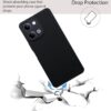 NIUKIN Super Frosted Shield Pro Soft Mobile Back Case for Vivo Y11 5G / Vivo Y21 5G | Shockproof Scratchproof Cover | Black