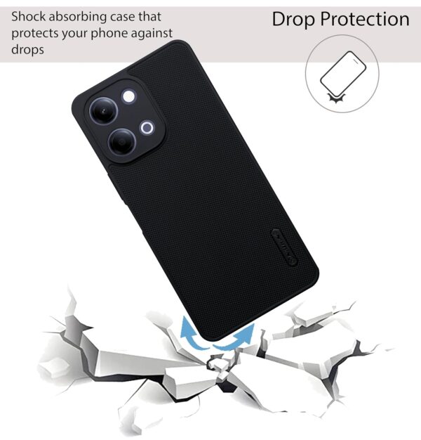 NIUKIN Super Frosted Shield Pro Soft Mobile Back Case for Vivo Y11 5G / Vivo Y21 5G | Shockproof Scratchproof Cover | Black