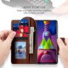 Amazon Brand - Solimo Shock Proof Flip Cover Back Case Cover for Samsung Galaxy A16 5G (Flexible | Leather Finish | Card Pockets Wallet & Stand | Chestnut Brown)