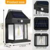 1776147427_Solar-Wall-Lights-Outdoor-Motion-Sensor-Waterproof-LED-3-Modes-Sconce-Solar-Lamp-Auto-Charging-Exterior-Security-Light-for-Porch-Patio-Garden-Balcony-Pathway.jpg Solar Wall Lights Outdoor | Motion Sensor Waterproof LED 3 Modes Sconce Solar Lamp | Auto-Charging Exterior Security Light for Porch, Patio, Garden, Balcony & Pathway
