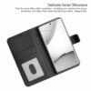 AIBEX ® Shock Proof Flip Compatible for Samsung A14 5G Flip Cover Leather Finish | Inside TPU with Card Pockets | Wallet Stand | Complete Protection Flip Case