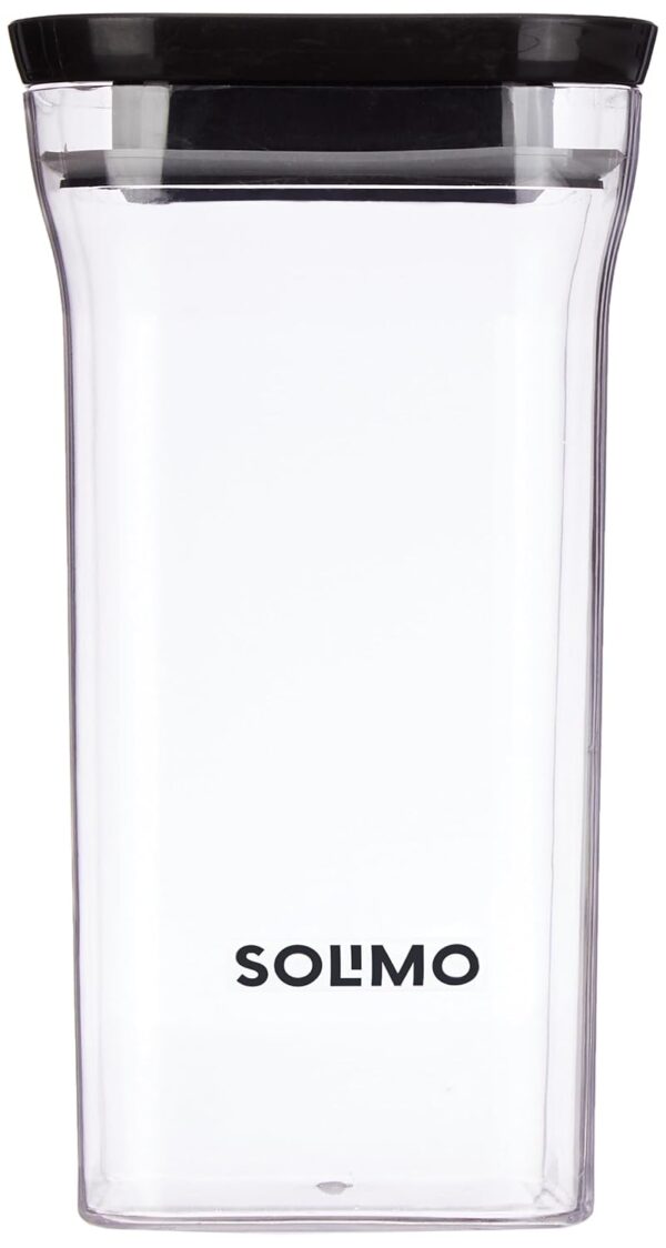 1776152534_Amazon-Brand-Solimo-Plastic-Storage-Jar-and-Container-Set-I-Air-Tight-BPA-Free-Containers-for-Kitchen-Storage-Set-I-Grocery-Kitchen-Container-Set-I-Multipurpose-Jar-1100-Ml-Each-Set-4-Black.jpg Amazon Brand - Solimo Plastic Storage Jar and Container Set I Air Tight & BPA Free Containers for Kitchen Storage Set I Grocery Kitchen Container Set I Multipurpose Jar, 1100 Ml Each, Set 4, Black