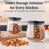 1776187203_Airtight-Matuki-Jar-Container-Set-of-2-900ml-Each-BPA-Free-Kitchen-Storage-Jars-for-Grocery-Masala-Pulses-Snacks-Leakproof-Transparent-Stackable-Containers.jpg Airtight Matuki Jar Container Set of 2 (900ml Each) BPA Free Kitchen Storage Jars for Grocery, Masala, Pulses, Snacks | Leakproof Transparent Stackable Containers