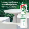 Cif Original Multipurpose Surface Cleaner Cream for Kitchen & Bathroom, Ocean Breeze Scent, 100% Dirt Removal with Natural Cleaning Particles, 2x500ml