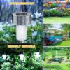1776211449_Solar-Garden-Lights-Outdoor12510-Pack-Color-Changing-LED-Pathway-Stakes-Stainless-Steel-Decorative-Landscape-Lighting-White-5.jpg Solar Garden Lights Outdoor,1,2,5,10 Pack Color Changing LED Pathway Stakes, Stainless Steel Decorative Landscape Lighting (White, 5)