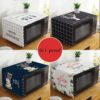 DOCAT Dust-Proof Microwave Oven Cover for Kitchen Decor Durable Modern Design Kitchen Accessories - 100 * 35cm (Plant)