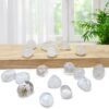 Clear Quartz Tumble Stone 2-4 Pcs for Vastu & Reiki | Natural Healing Crystal for Energy Amplification, Clarity & Balance | Decorative Pebble Crystals for Spiritual Home Decor, Gifting (50 Gm)
