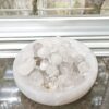 Clear Quartz Tumble Stone 2-4 Pcs for Vastu & Reiki | Natural Healing Crystal for Energy Amplification, Clarity & Balance | Decorative Pebble Crystals for Spiritual Home Decor, Gifting (50 Gm)